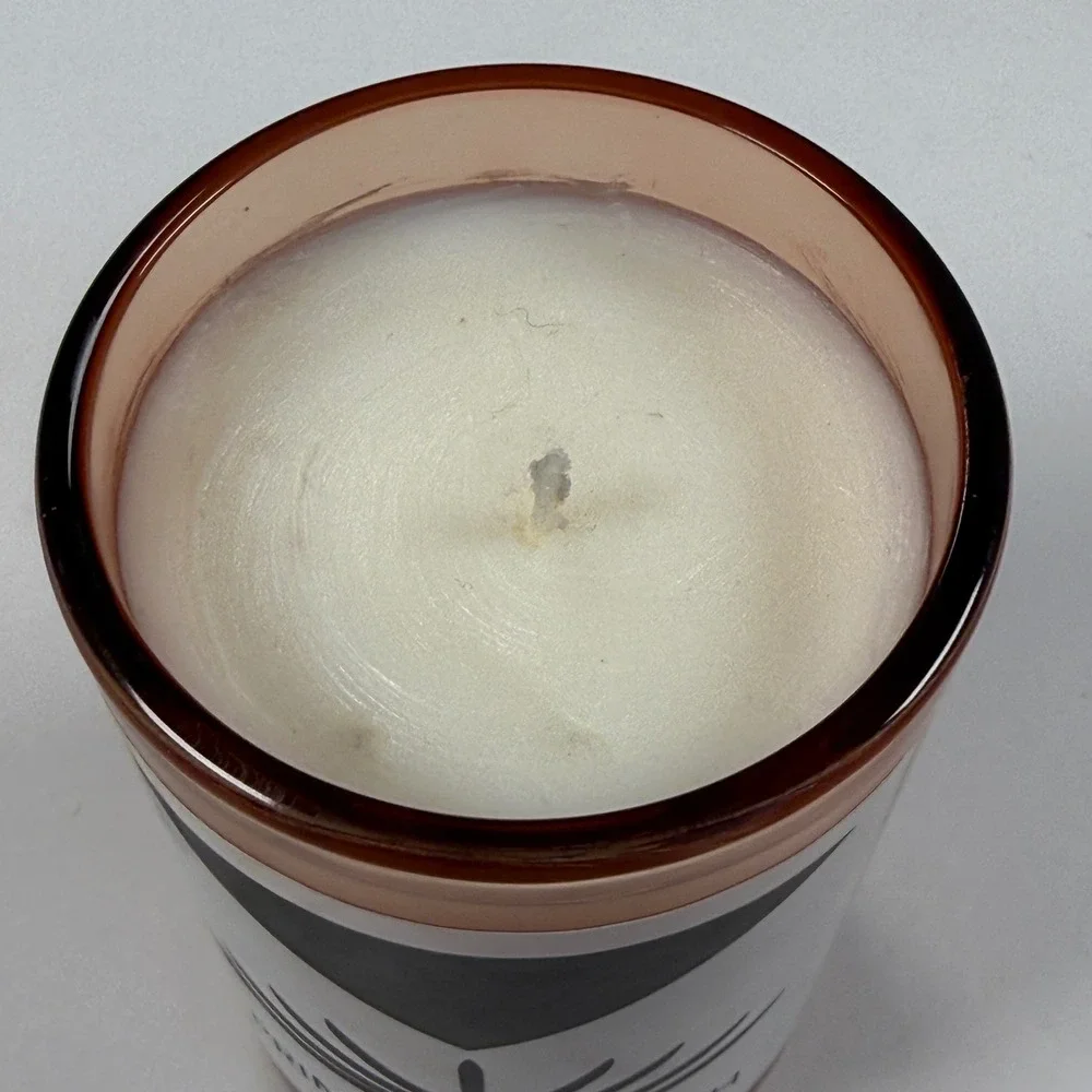 D.S. & Durga Prime Chanukah Scented Candle Amber Glass Vessel 7oz unburned